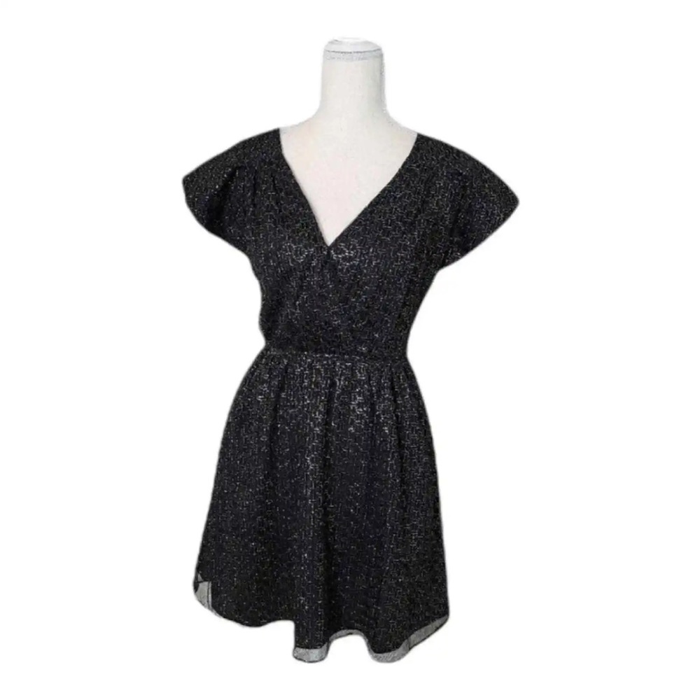 BCBGeneration Black & Silver Party Dress